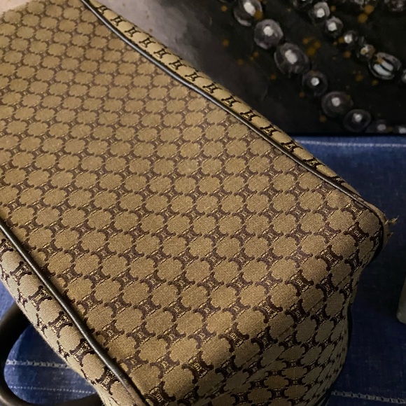 GUC CELINE MACADAM BLASON HANDBAG - Picture 5 of 10